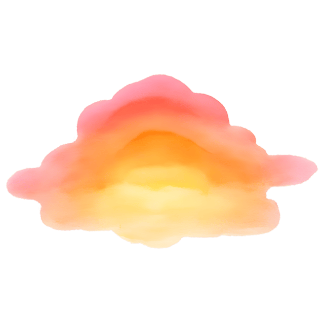 Free transparent PNG: Vivid Sunset Sky with Pastel Hues PNG for Artistic and Decorative Use