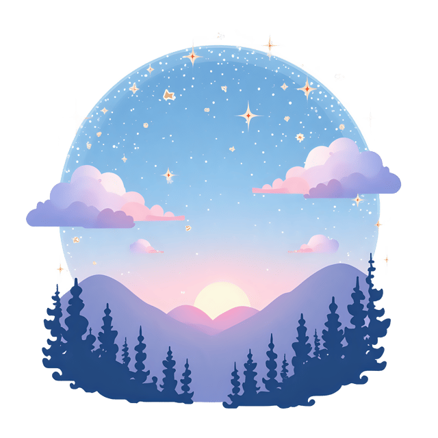 Free transparent PNG: Twinkling Stars Sky  Night Scene Clipart, free transparent png download