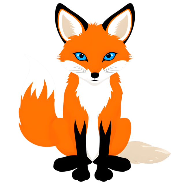 Free transparent PNG: Red Fox with Blue Eyes PNG Illustration for Animal Art and Design