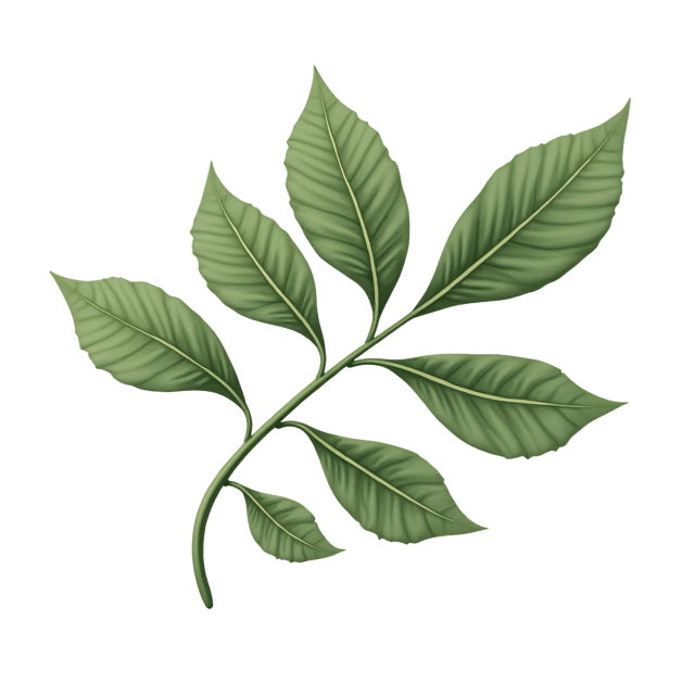 Free transparent PNG: Dry Leaf Clipart in Muted Greens and Earthy Tones