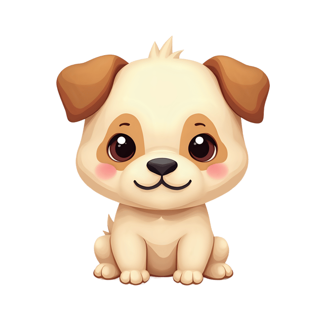 Free transparent PNG: Cream-Colored Dog PNG with Short Fur and Erect Ears
