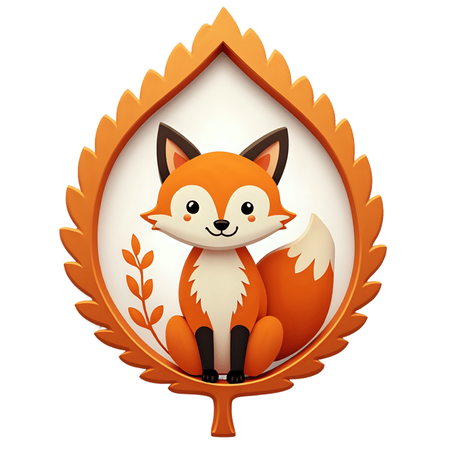 Free transparent PNG: Fox Silhouette Inside Leaf-Shaped Brooch  Nature Jewelry Clipart, free download png