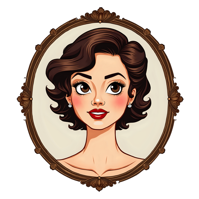 Free transparent PNG: Bronze Trim Around Vintage Woman Face  Antique Portrait Clipart, free png download
