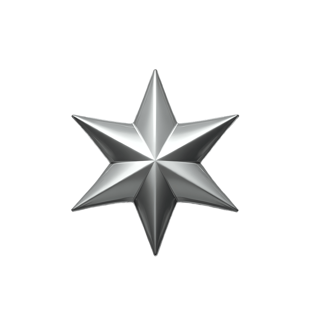 Free transparent PNG: Silver Star Ornament  Metal Shine Clipart, free download png