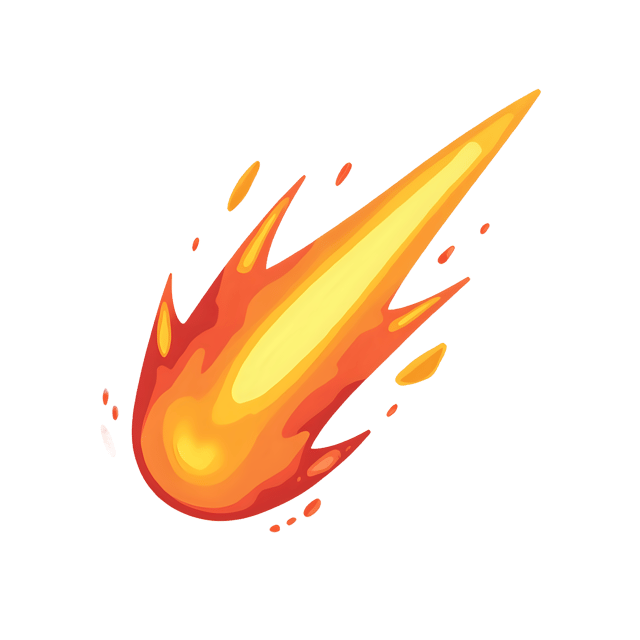 Free transparent PNG: Burning Meteor Streak  Space Glow Burst Clipart, free downloadable png
