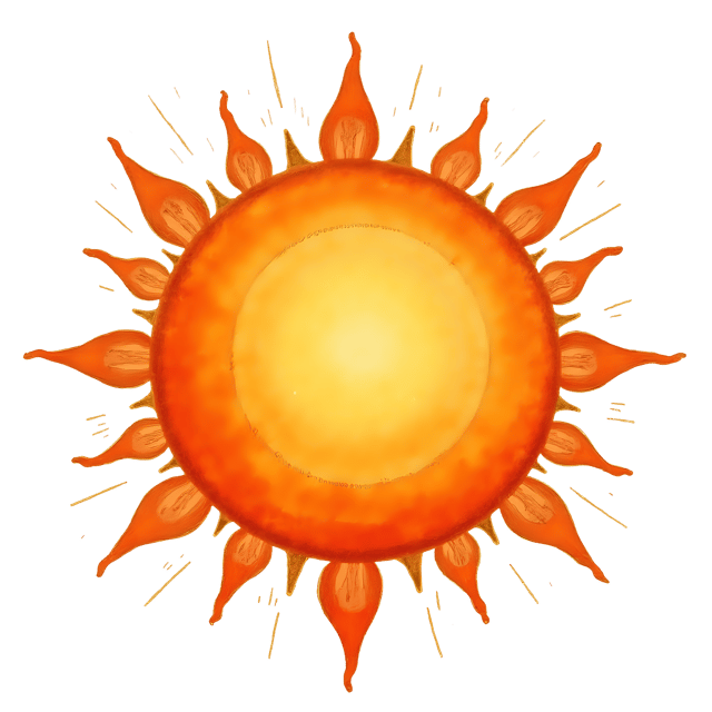 Free transparent PNG: Vintage Celestial Sun  Free Downloadable PNG Clipart