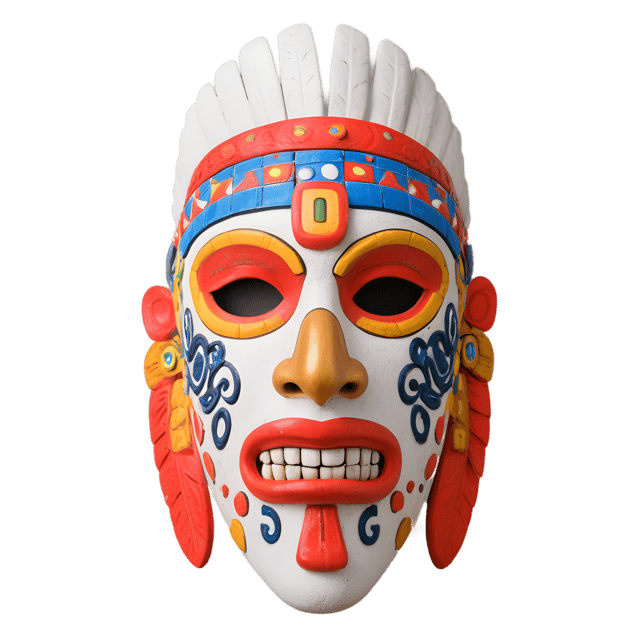 Free transparent PNG: Aztec Mask Transparent PNG for Art and Design Projects