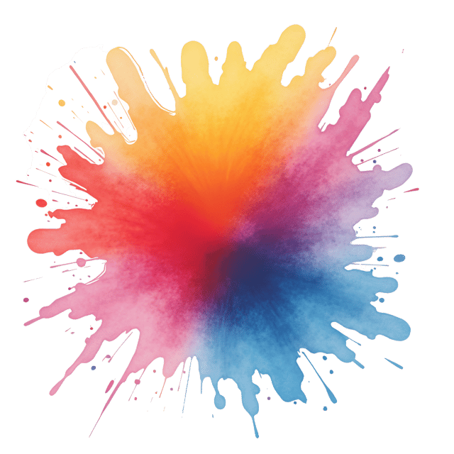 Free transparent PNG: Abstract Color Splash Watercolor Illustration with Transparent Background