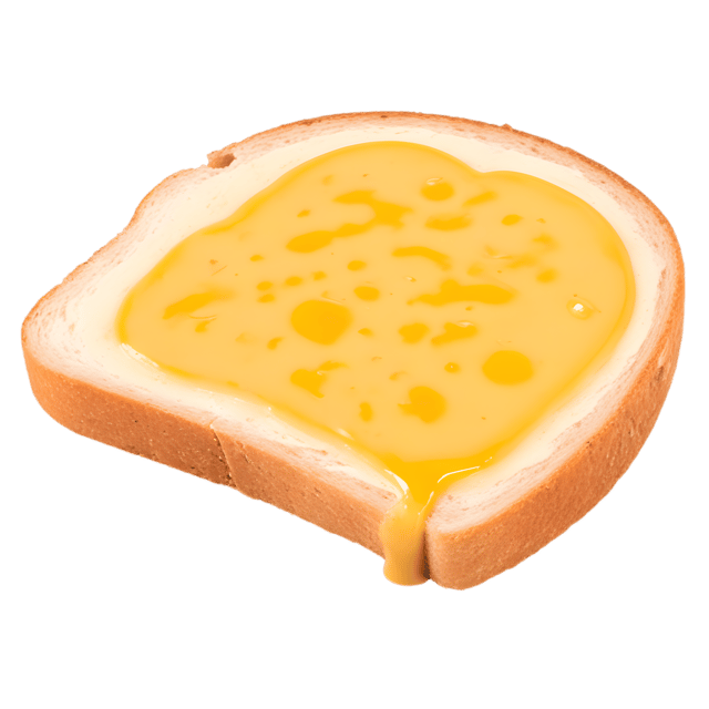 Free transparent PNG: Melted Cheese on Toast PNG with Transparent Background for Food Imagery