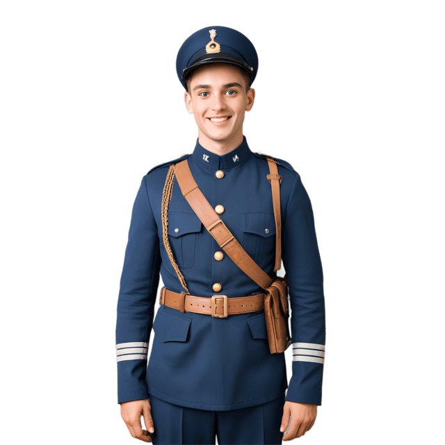 Free transparent PNG: Soldier Standing with Smile Transparent Background PNG