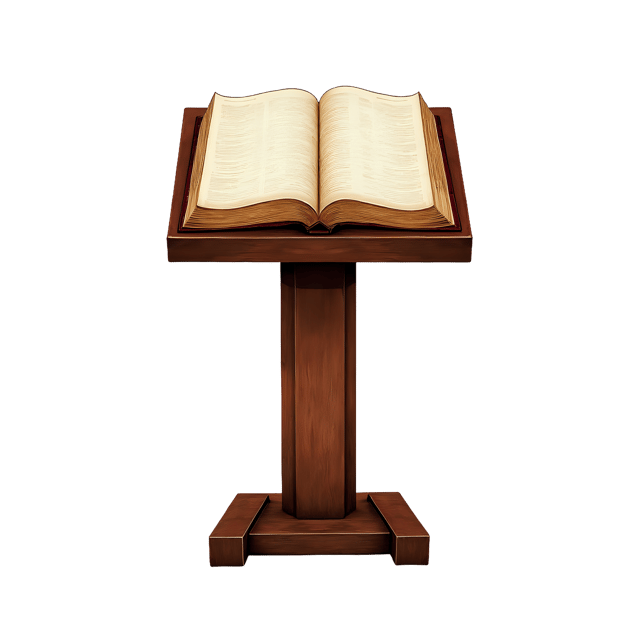 Free transparent PNG: Lectern with Open Scripture Pages  Religious Clipart, free downloadable png