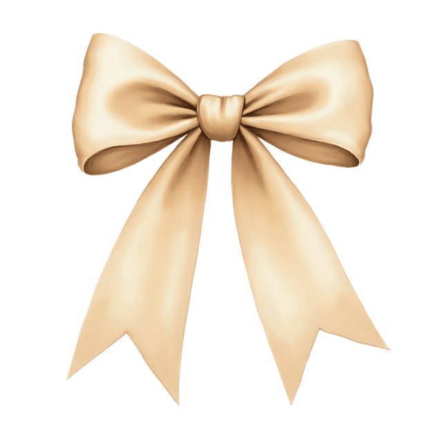 Free transparent PNG: Silk Ribbon Tail  Free Cream Color PNG Download
