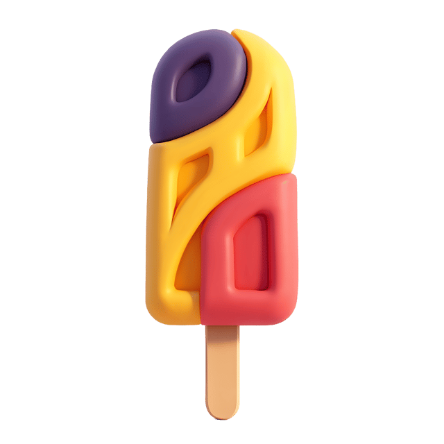 Free transparent PNG: Popsicle Stick with Fruit Swirls  Summer Treat Clipart, free transparent png download