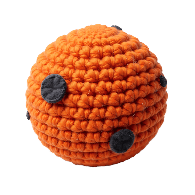 Free transparent PNG: Sweet Crocheted Mars Needle Felting Art with Transparent PNG Background