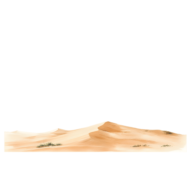 Free transparent PNG: Dune Landscape Transparent Background PNG for Desert and Nature Imagery