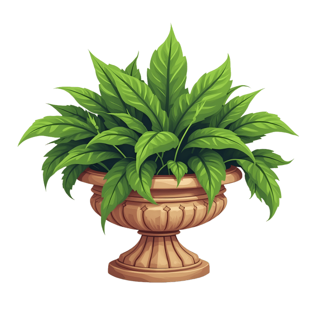 Free transparent PNG: Large Giardini Urn  Classic Acanthus Leaf Design Clipart, free download png