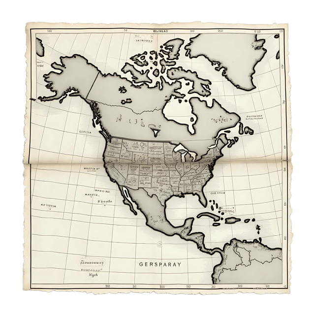 Free transparent PNG: Vintage Ephemera Map  Folded Travel Art, free download png