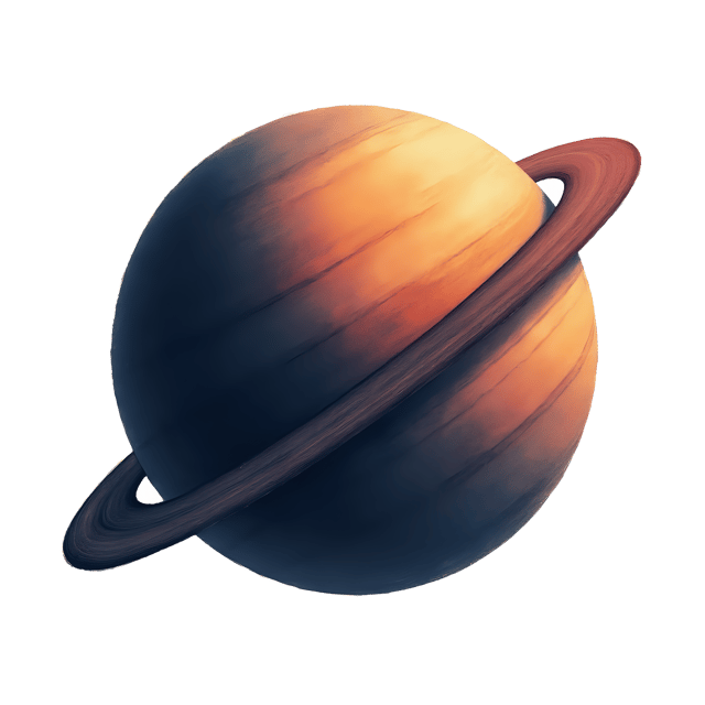 Free transparent PNG: Ringed Planet Silhouette  Space Clipart, free downloadable png