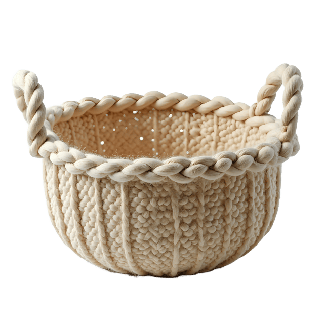 Free transparent PNG: Knitted Basket PNG Clipart  Perfect for Crafting  Home Decor