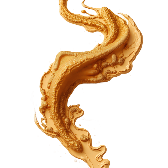 Free transparent PNG: Fluid Ink Swirl with Gold-Dust Particles  Artistic Design Clipart, free download png