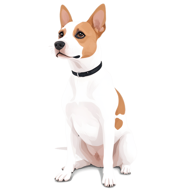 Free transparent PNG: Curious Dog Tilting Its Head in PNG Format with Transparent Background