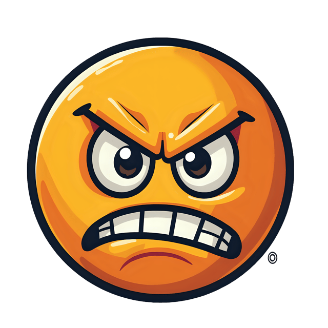 Free transparent PNG: Angry Face Emoji PNG Clipart  Expressing Emotions in Digital Communication