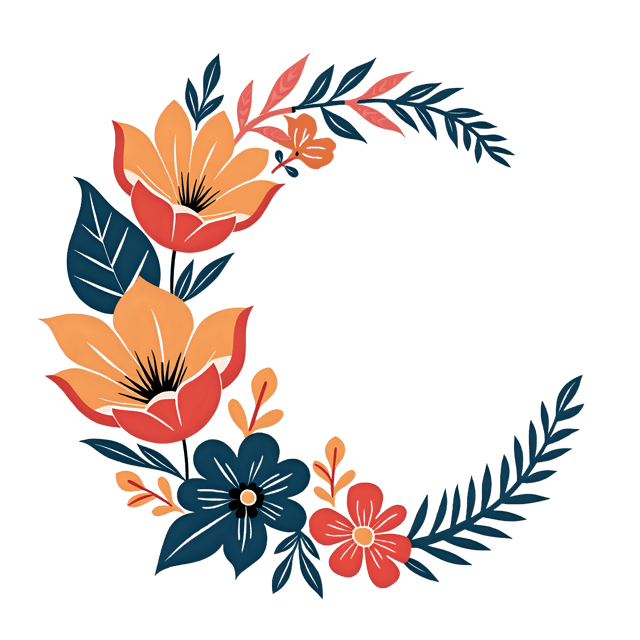 Free transparent PNG: Soft Flower Edge with Tribal Stripe  Unique Design Clipart, free downloadable png