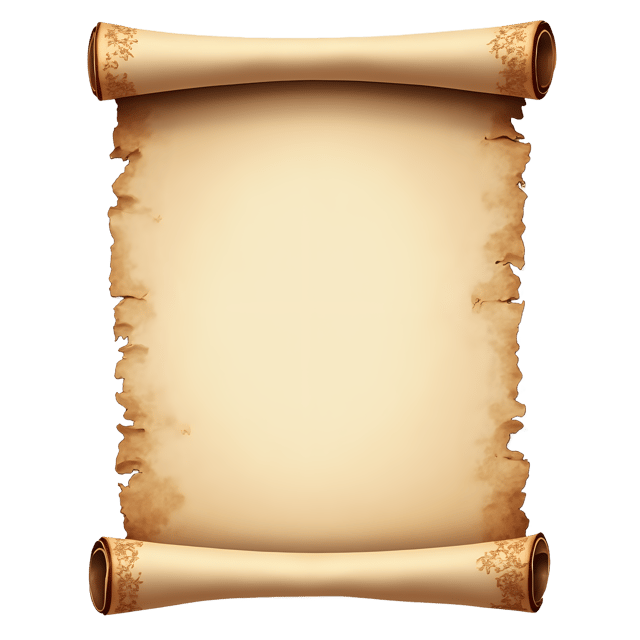 Free transparent PNG: Antique Scroll Paper Design PNG Clipart  Ideal for Vintage and Historical Projects