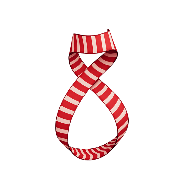 Free transparent PNG: Striped Ribbon Curl  Elegant Clipart, free png download