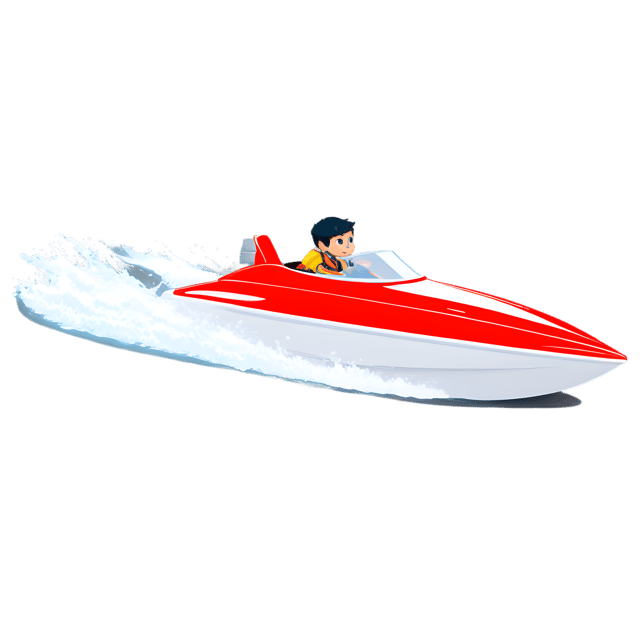 Free transparent PNG: Speedboat PNG Transparent Background Watercraft Racing Illustration
