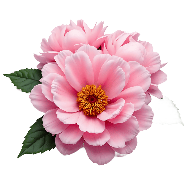 Free transparent PNG: Pink Peonies Cluster PNG with Transparent Background for Floral Design