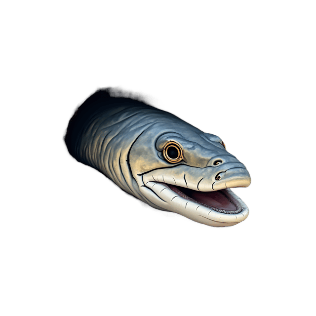 Free transparent PNG: Sharp-Tooth Eel Hiding in Crevice  Underwater Clipart, free png download