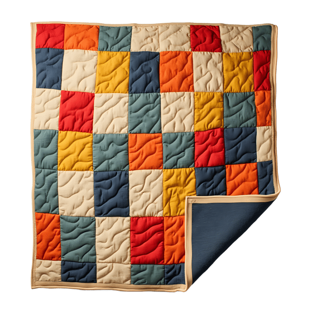 Free transparent PNG: Quilted Blanket Transparent PNG Image for Crafting and Decor