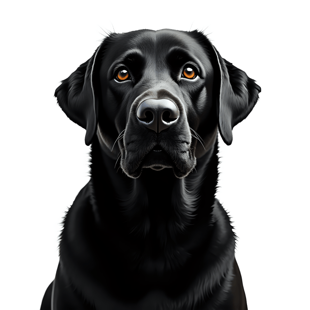 Free transparent PNG: Black Labrador Retriever PNG with Transparent Background for Lovable Pet Imagery