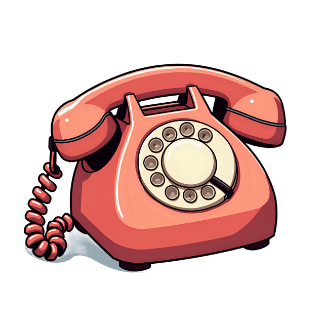 Free transparent PNG: Retro Landline Phone  Classic Communication Clipart, free downloadable png