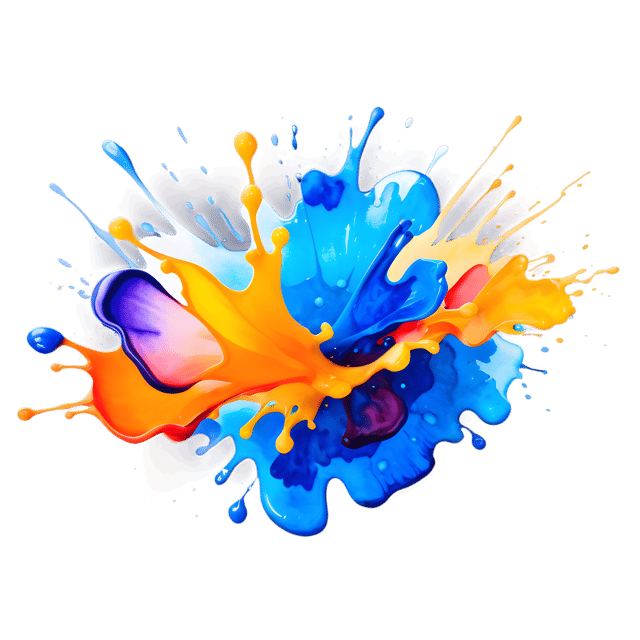 Free transparent PNG: Abstract Colorful Watercolor Splash Illustration for Art and Design Projects