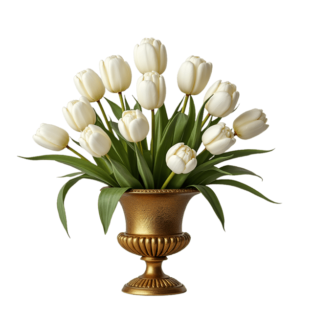 Free transparent PNG: Gilded Crest Arrangement  Elegant Tulip Clipart, Free PNG Download
