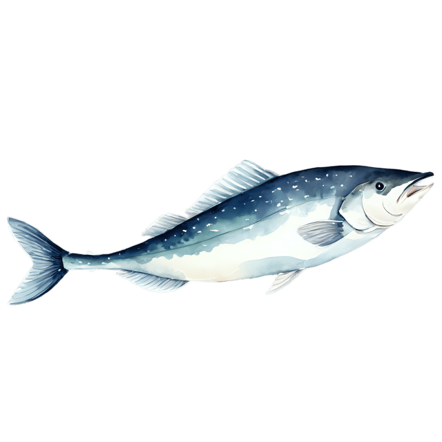 Free transparent PNG: Transparent Halibut Watercolor Illustration – PNG Fish Clipart