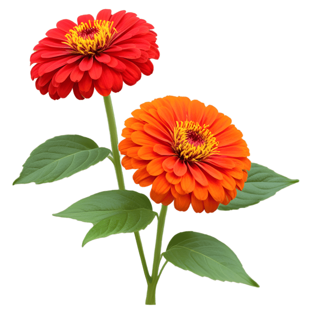 Free transparent PNG: Zinnia Flower PNG with Transparent Background for Floral Design and Clipart