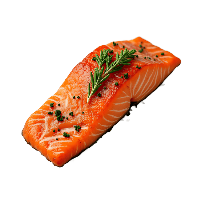 Free transparent PNG: Baked Salmon with Herbs PNG Clipart  Perfect for Seafood Dishes  Healthy Eating