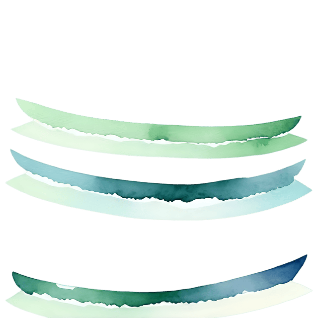 Free transparent PNG: Layered Watercolor Paper Ornament PNG – Transparent Background Decorative Art