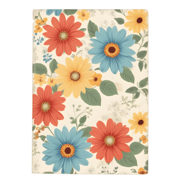 Free transparent PNG: Floral Journal Design with Transparent Background PNG
