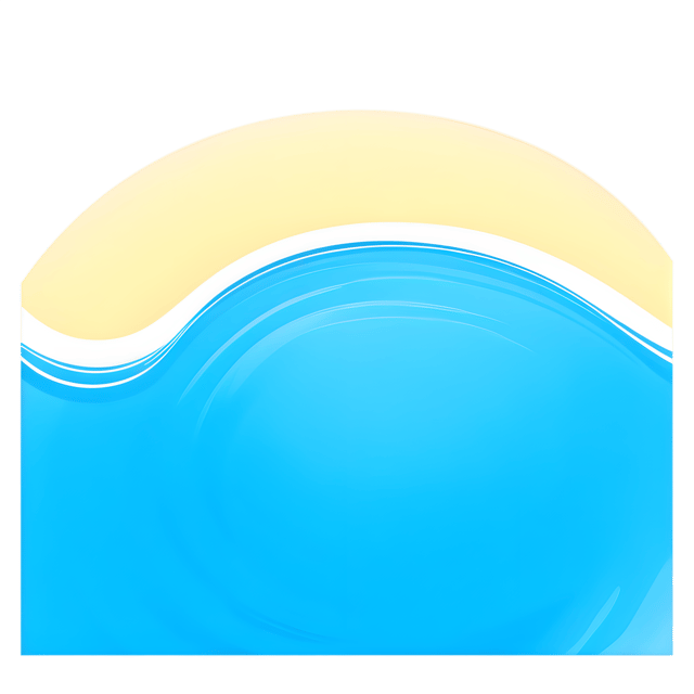 Free transparent PNG: Sunny Beach PNG with Clear Blue Water Transparent Background for Digital Design