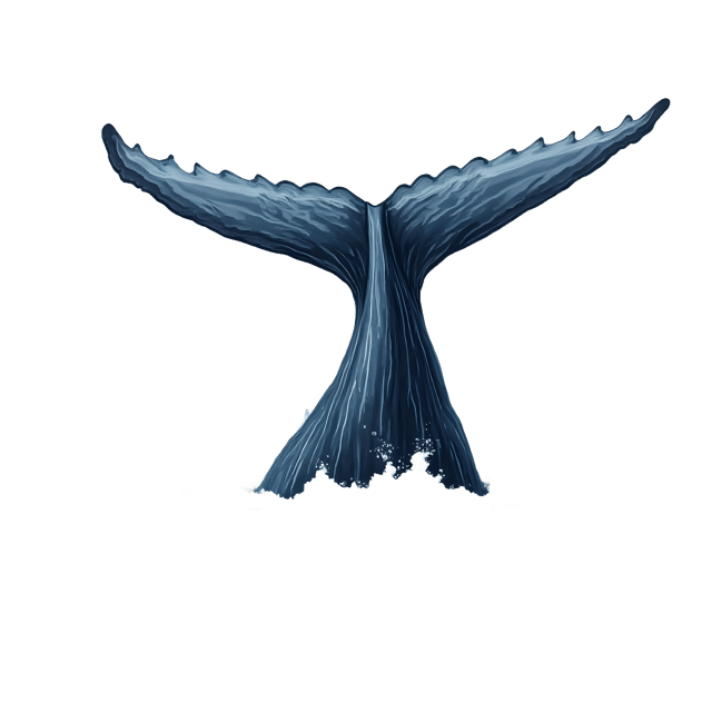 Free transparent PNG: Whale Tail  Ocean Theme Clipart, free transparent png download