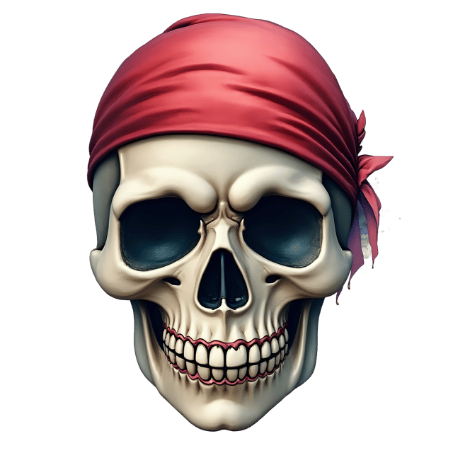 Free transparent PNG: Pirate Mask Vector Illustration for Nautical Themed Crafts and Decorations