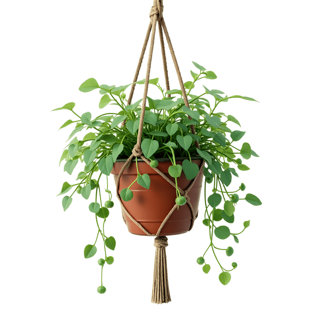 Free transparent PNG: Knitted Plant Hanger PNG Clipart  Perfect for Home Decor  Crafting