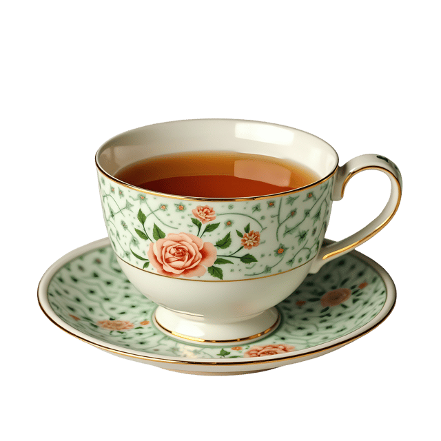 Free transparent PNG: Patterned Tea Cup PNG Clipart  Elegant Design Elements for Various Uses