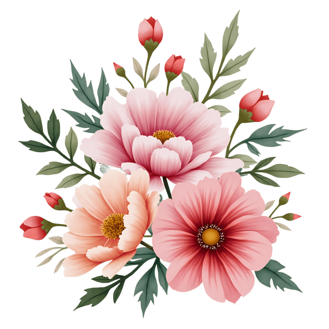 Free transparent PNG: Boho Fringe Flowers  Decorative Clipart, free png download