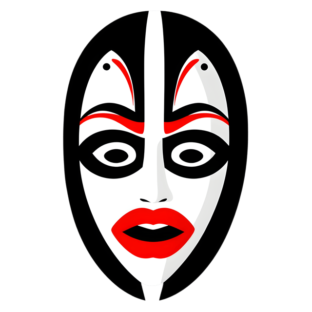 Free transparent PNG: Inuit Mask PNG with Transparent Background for Art and Crafts