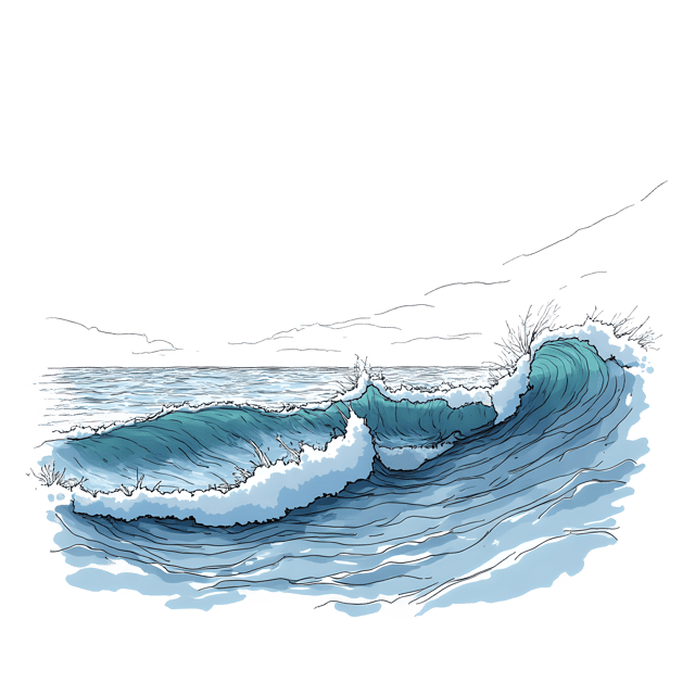 Free transparent PNG: Ocean Landscape PNG Download  Calm Seas Clipart for Beach Decor  Marine Projects